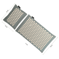 Premium Acupressuur Set Lotus Graceful Grey met mat & kussen | YoZenga